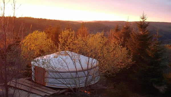 Une Yourte dans le Haut-Jura